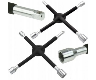 Klucz krzyżakowy krzyżowy KRZYŻAK DO KÓŁ 17x19x21x1/2