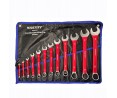 Klucze płasko-oczkowe 12-el. 6-32mm gumowane warsztatowe zestaw kluczy