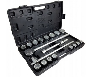 Klucze nasadowe 3/4 21 el. 19-50mm