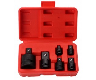 Adapter redukcje udarowe klucz 1/2 3/4 3/8 1/2 1/4 Zestaw adapterów 6 SZT.