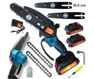 Piła łańcuchowa akumulatorowa automatyczne smarowanie 6" Mocna 2 AKU 48V