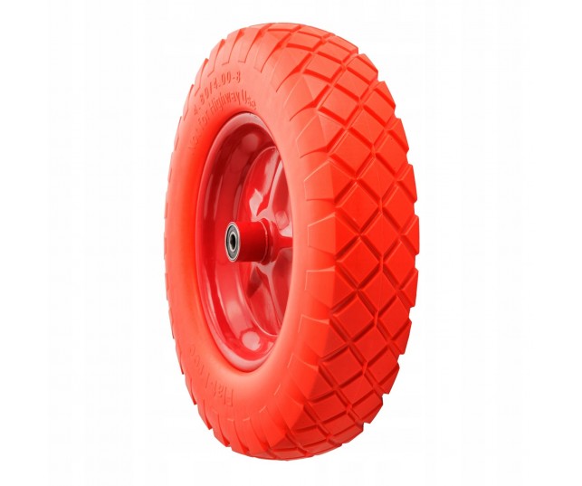 Koło do taczki wózka pełne piankowe bezdętkowe 4.80 4.00-8 + OŚ