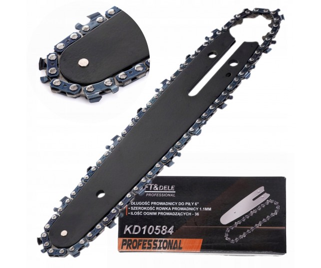 Prowadnica i łańcuch do piły 6" 15,6 cm