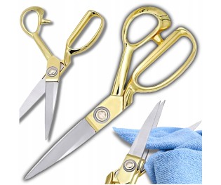 Duże nożyczki krawieckie ostre tytanowe