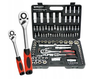 Zestaw kluczy nasadowych 108el. torx walizka