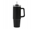 Kubek termiczny z uchwytem i słomką