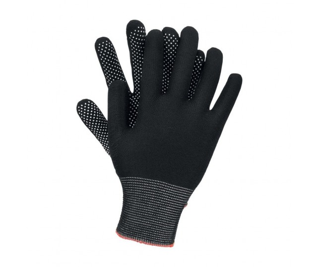 Rękawice ochronne z  mikronakrapianiem 10par roz.7