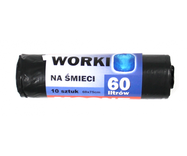 Worki na śmieci 60L LDPE