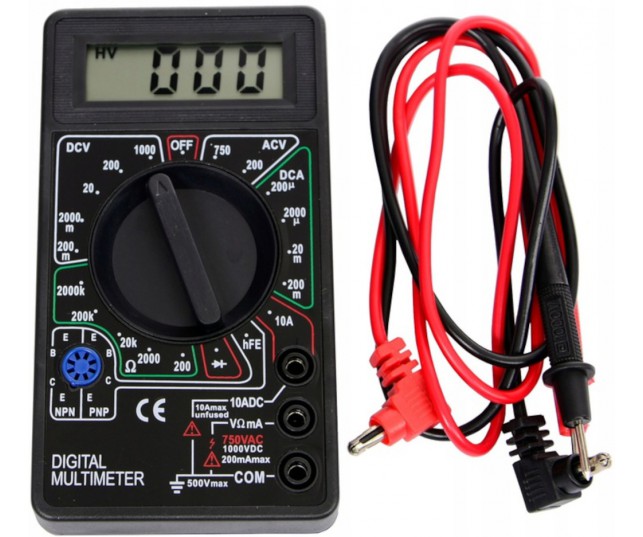 Miernik cyfrowy uniwersalny multimetr