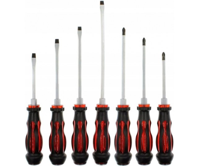 Zestaw śrubokrętów do podbijania 7szt